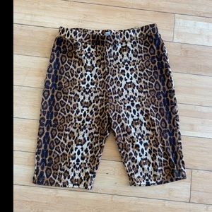 Leopard Biker Shorts